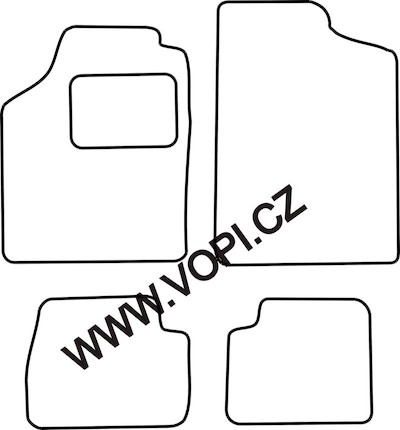 Autokoberce Daihatsu Gran Move 1997 - 2002 Royalfit (1010)